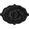 Ekena Millwork Pesaro Ceiling Medallion, Hand-Painted Steel Gray, 36"W x 26"H x 1 1/2"P CM36X26PESGS - alternate 1